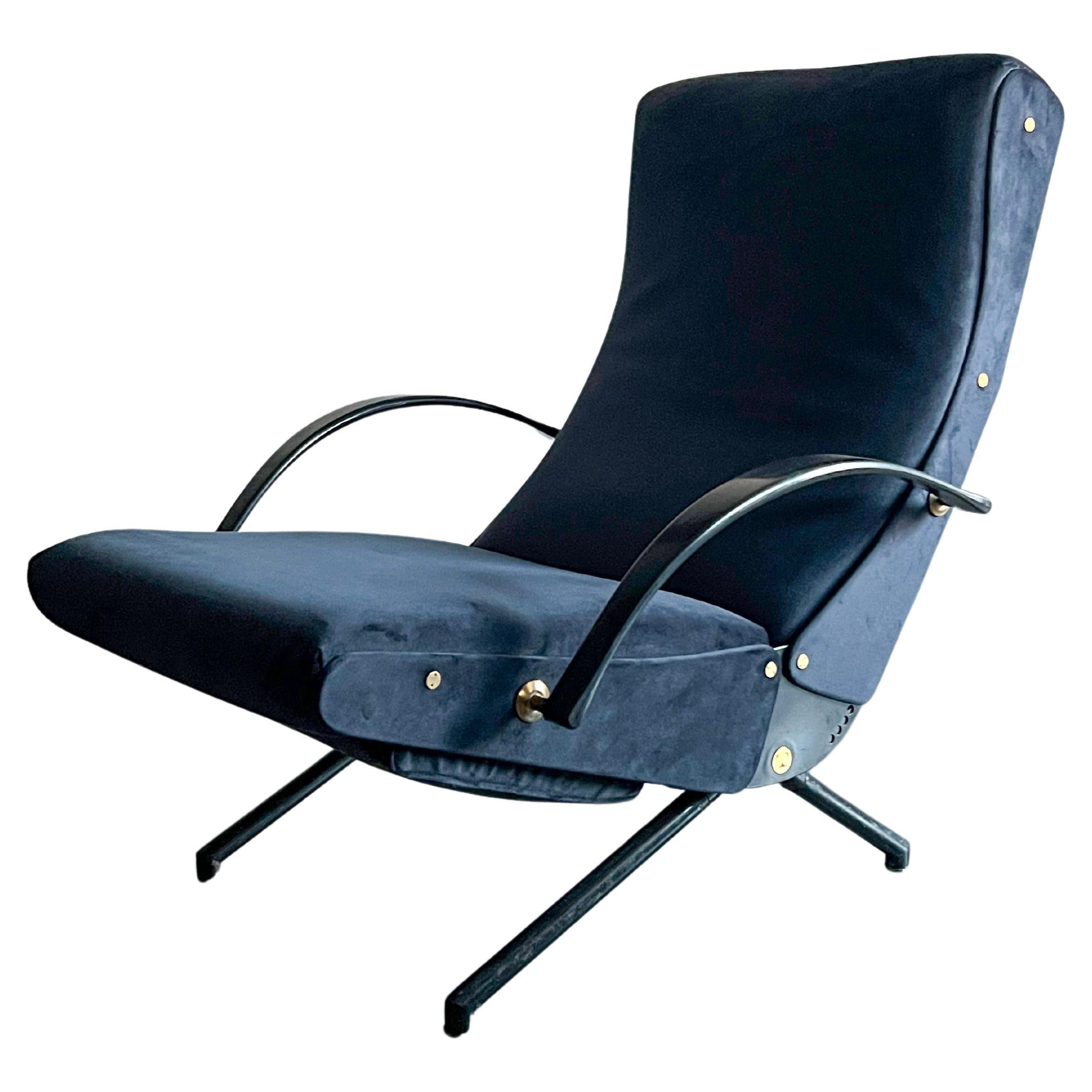 Vintage P40 Lounge Chair by Osvaldo Borsani for Tecno, First Series For Sale