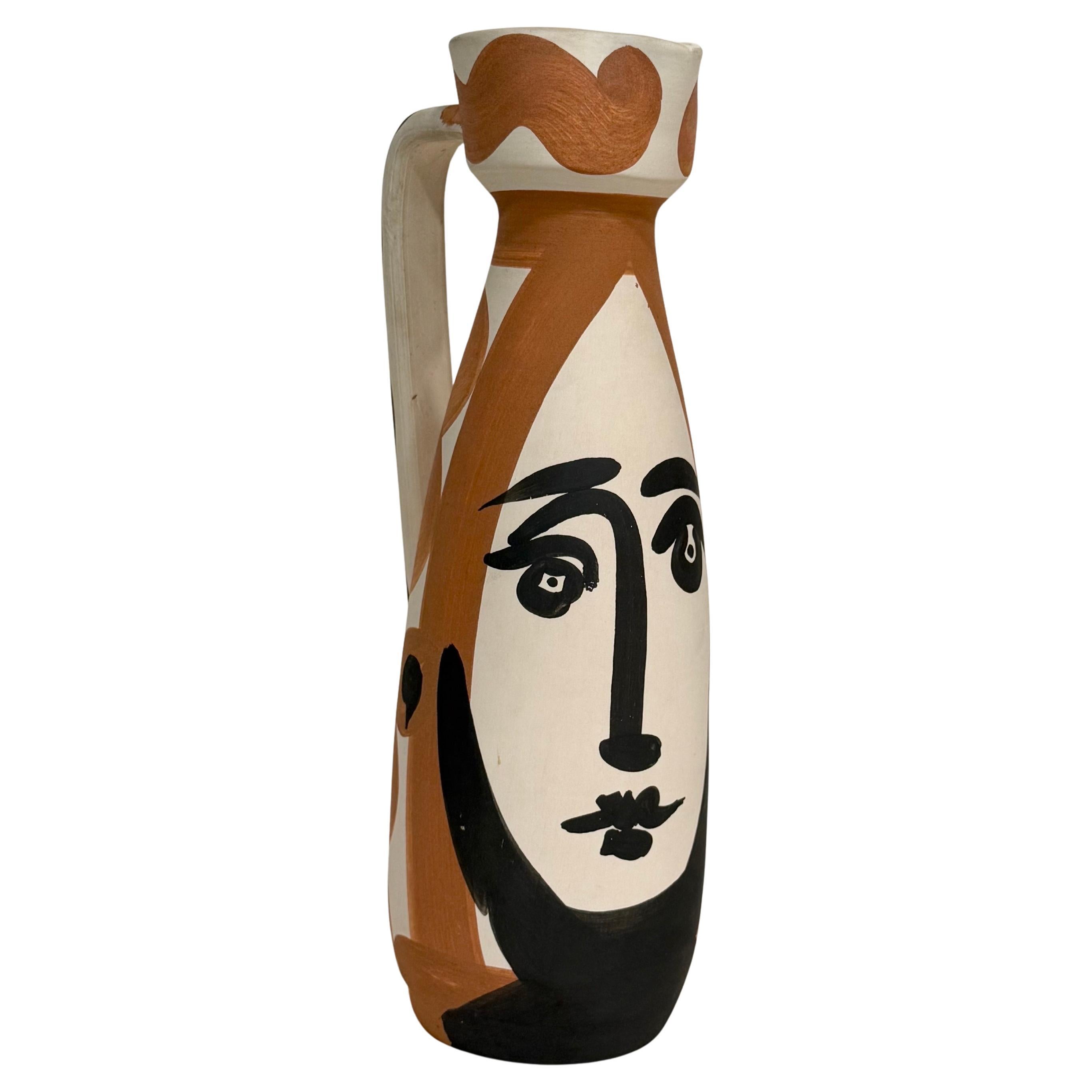 Vintage Pablo Picasso Edition Madura Visage Pitcher 1955