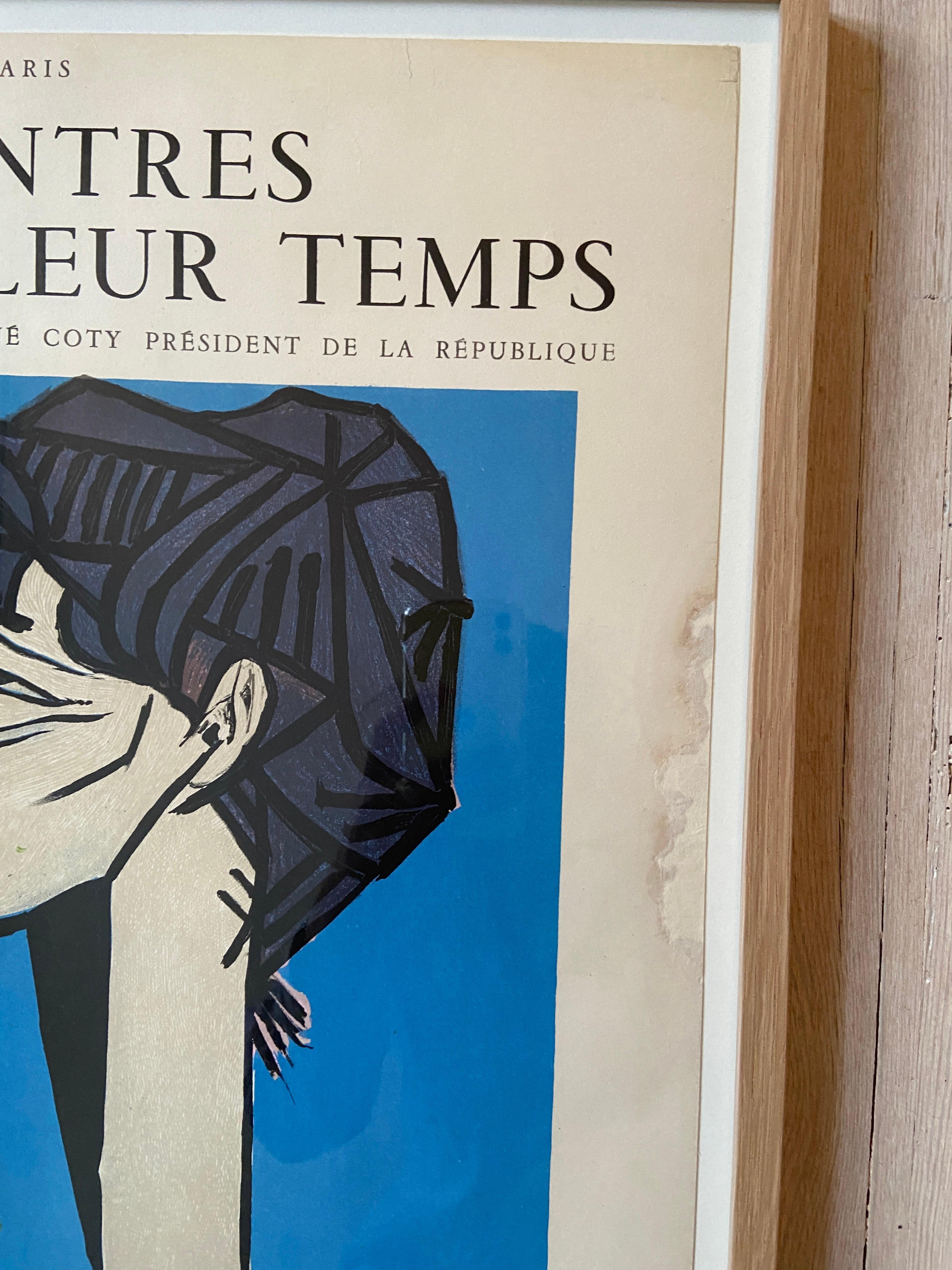 Vintage Pablo Picasso Exhibition Poster from Musée Galliéra, France, 1956 In Good Condition For Sale In Copenhagen K, DK