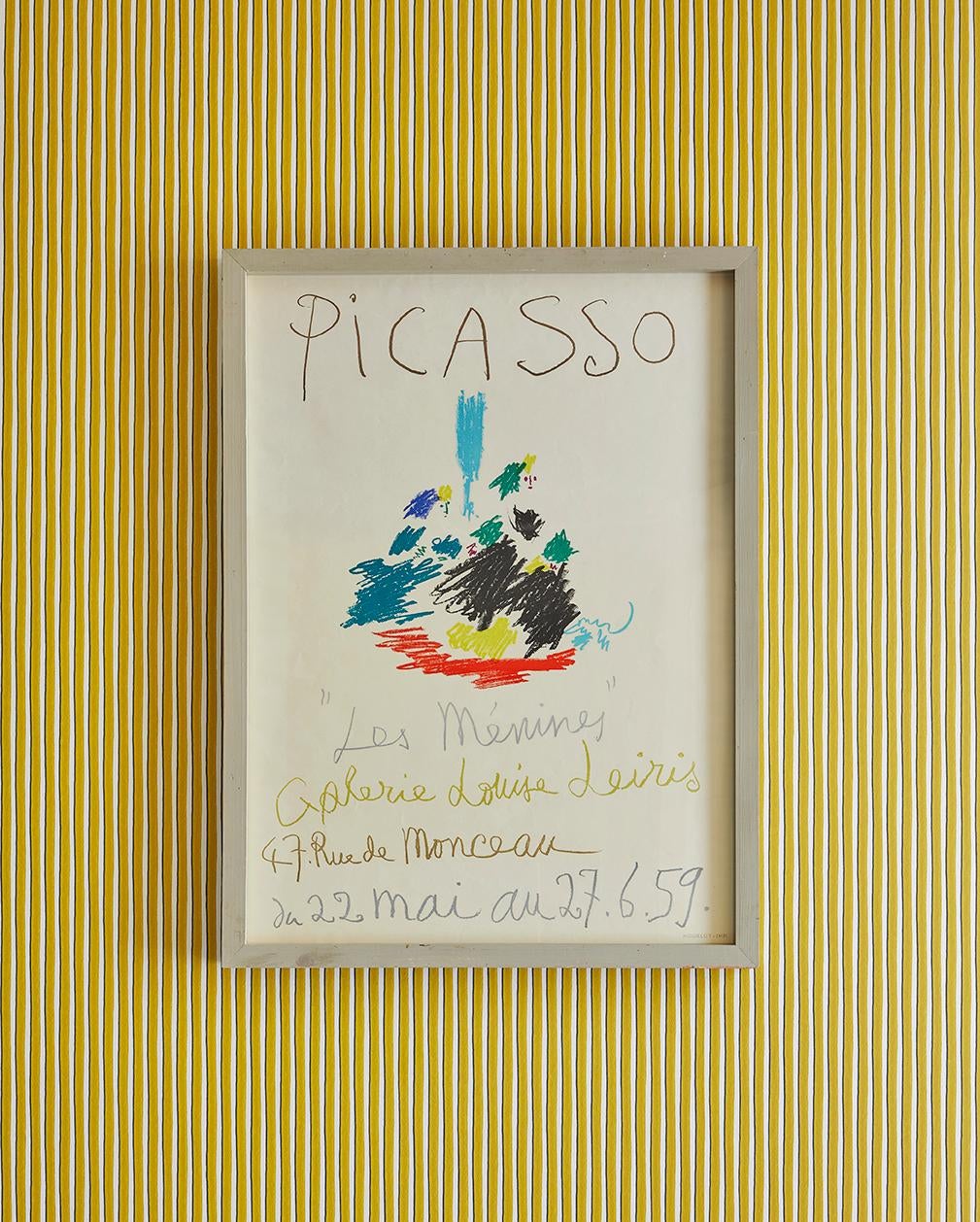 Pablo Picasso
France, 1959

“Picasso Les Ménines” Galerie Leiris. Vintage exhibition poster.

Measures: H 70 x W 51.5 x D 3.5 cm.

 