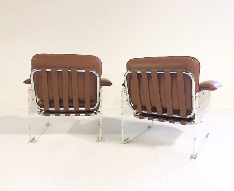 Vintage Pace Collection Argenta Lucite Chairs in Loro Piana Italian Buffalo  Hide at 1stDibs | lucite chairs vintage, vintage lucite chair
