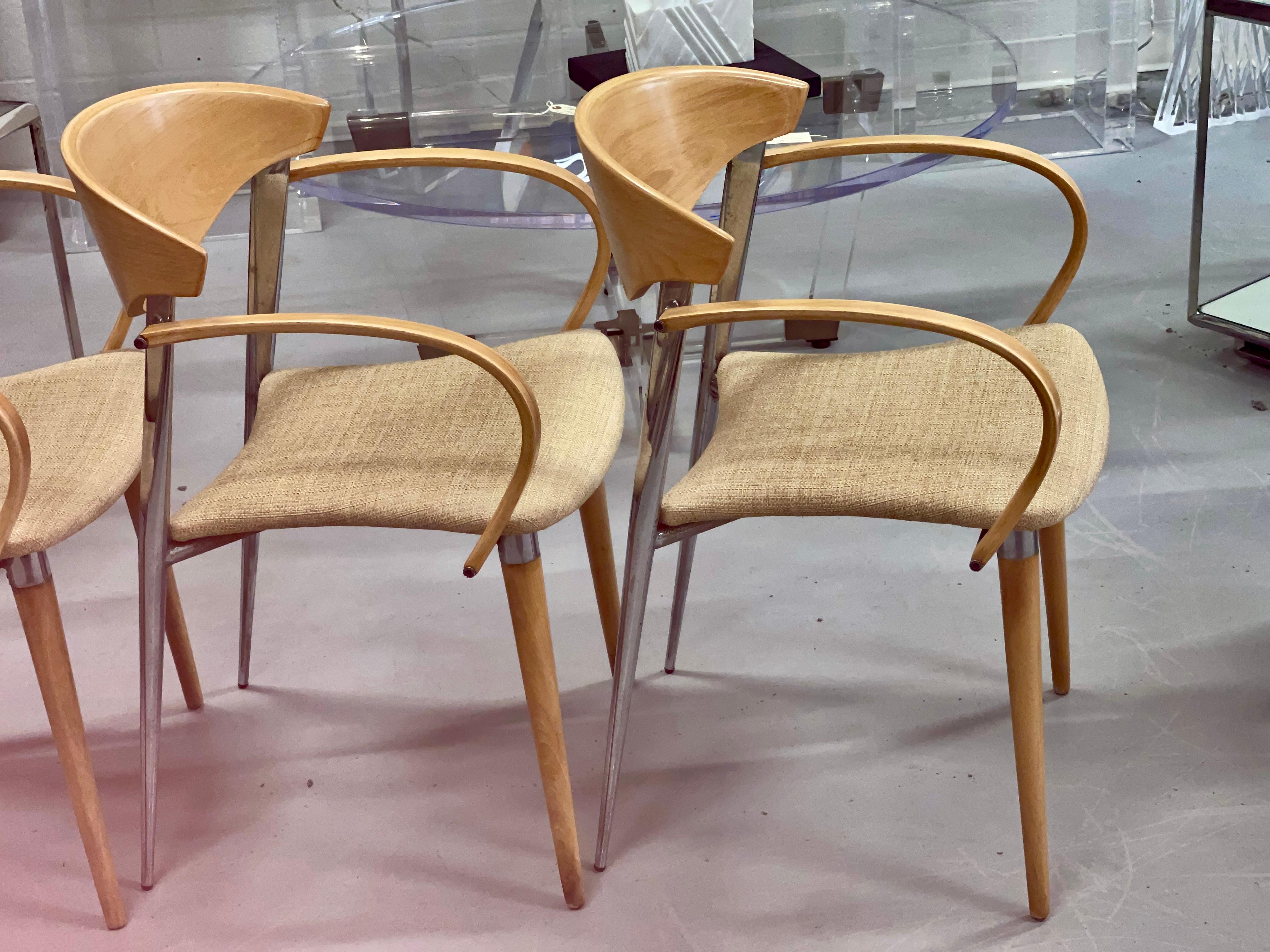 Fait main Chaises de salle à manger vintage Paco Capdell