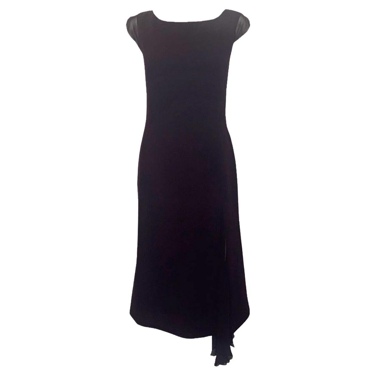 Vintage Paddy Campbell Wolle Krepp Cocktail / Abendessen Kleid