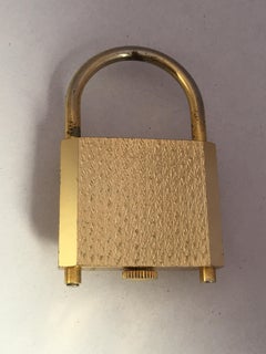 Vintage Padlock Shape Swiss Mechanical Pendant Watch
