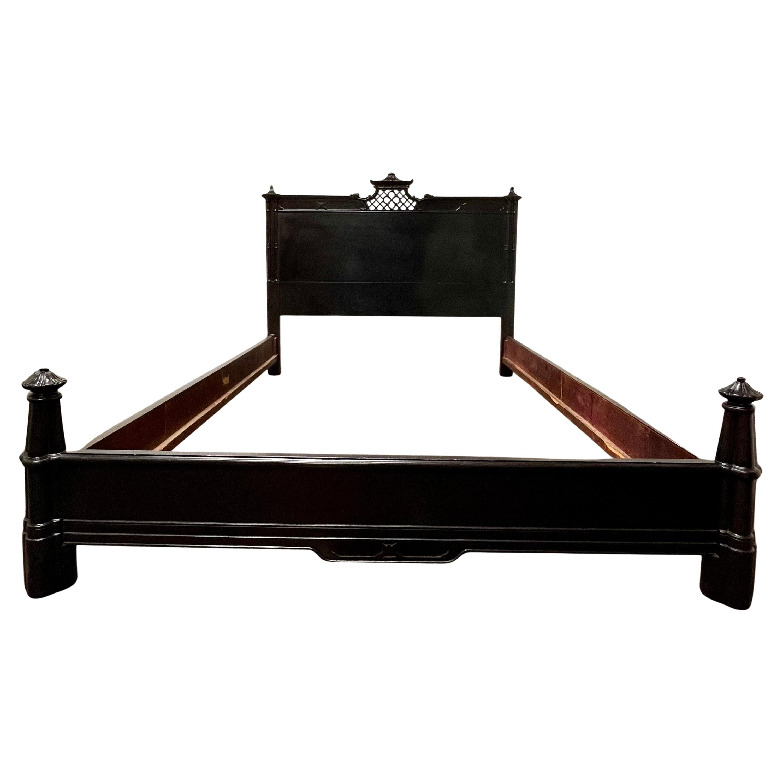 Vintage Pagoda Bed King Furniture Co. NY, NY.