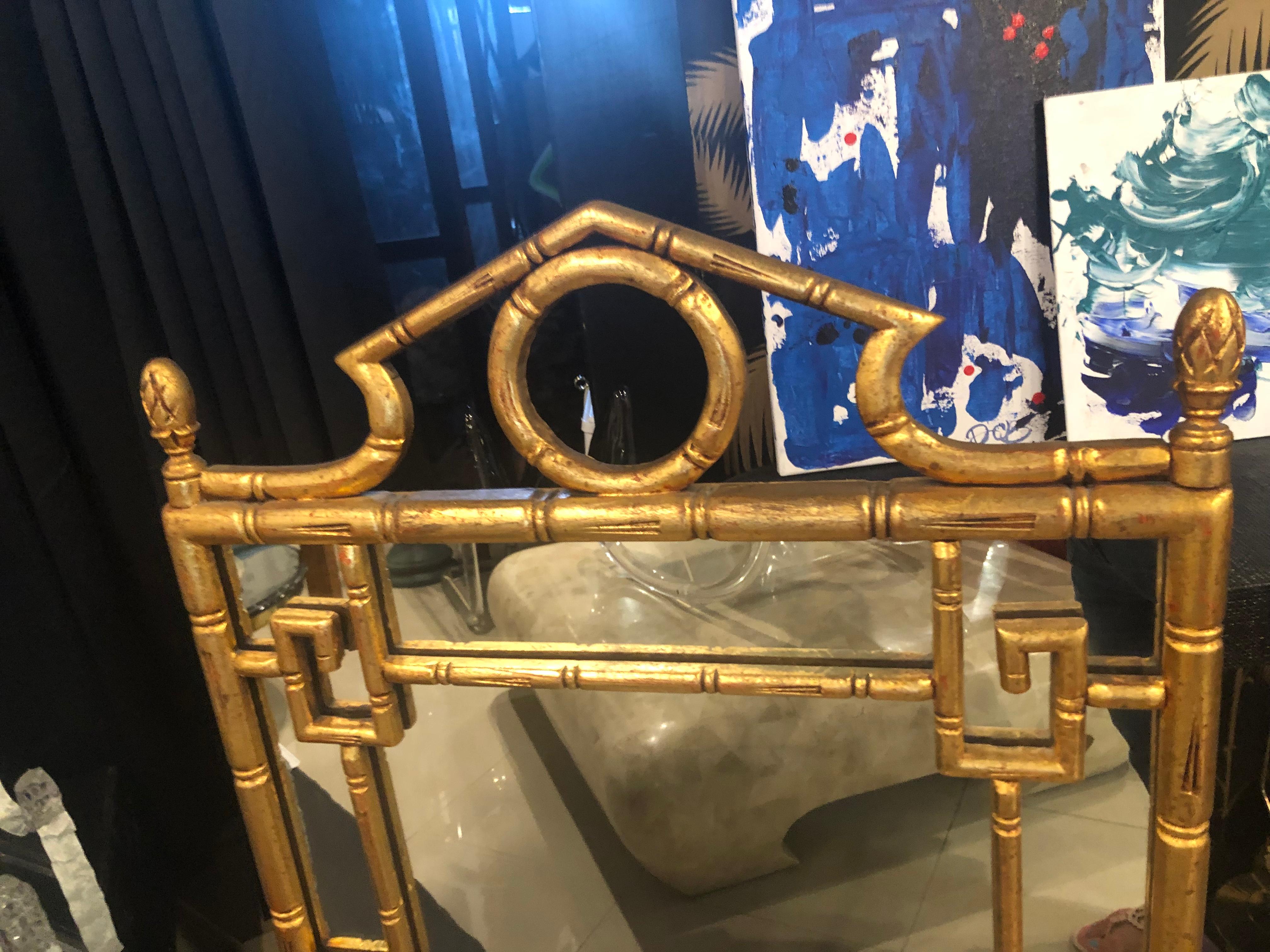 gold pagoda mirror