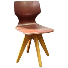Vintage Pagwood Childrens Chair by Adam Stegner, for Pagholz Flötotto, 1960s