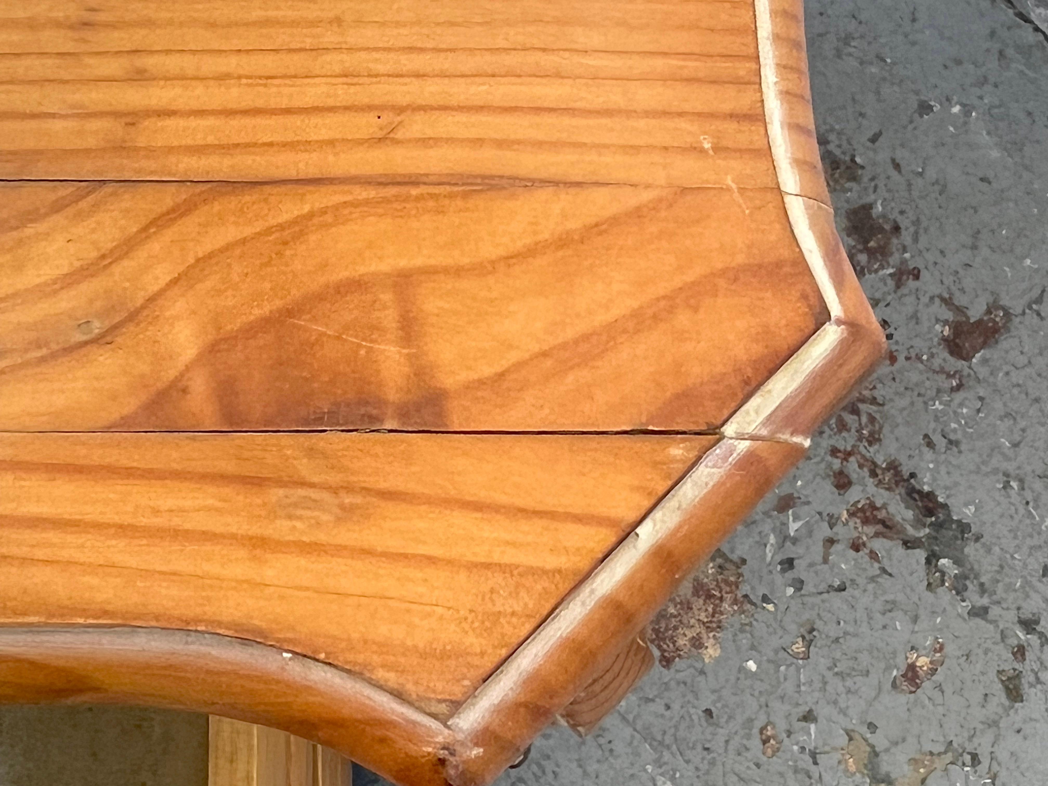 French Bombe Style Three-Drawer Chest For Sale 6