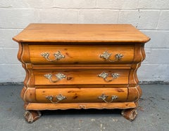French Bombe Style Three-Drawer Chest
