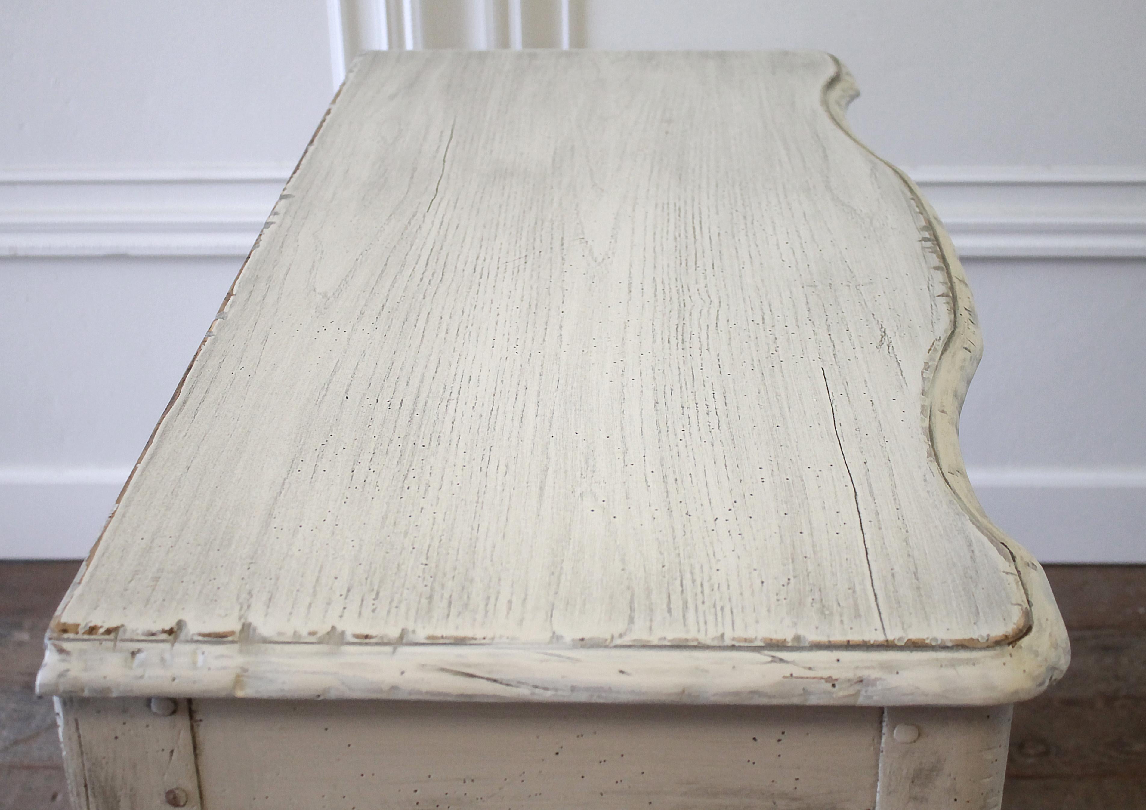 Vintage Painted Baker Commode Three-Drawer Chest 9