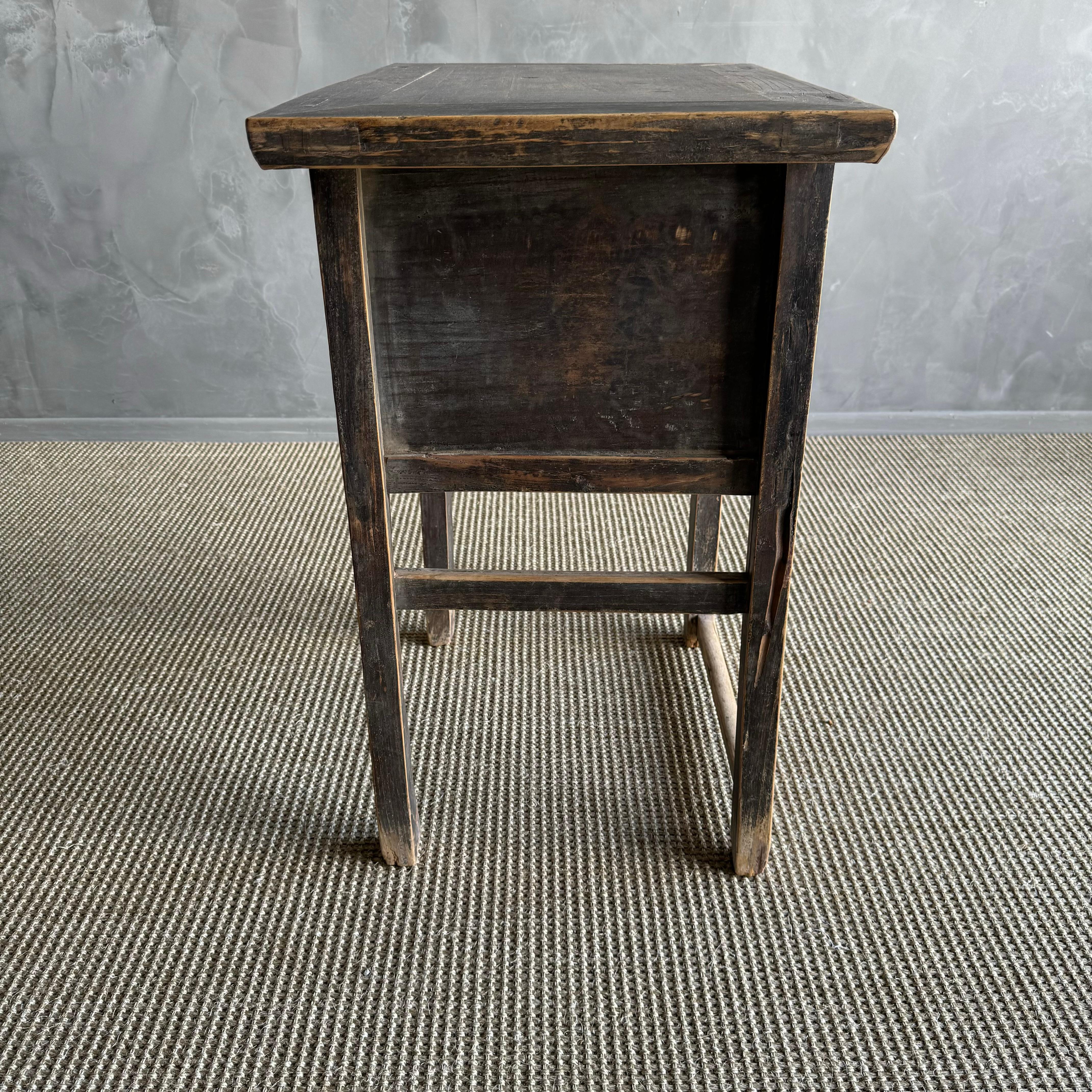 Vintage gemalt Ulme Wood Schublade Konsole im Angebot 2