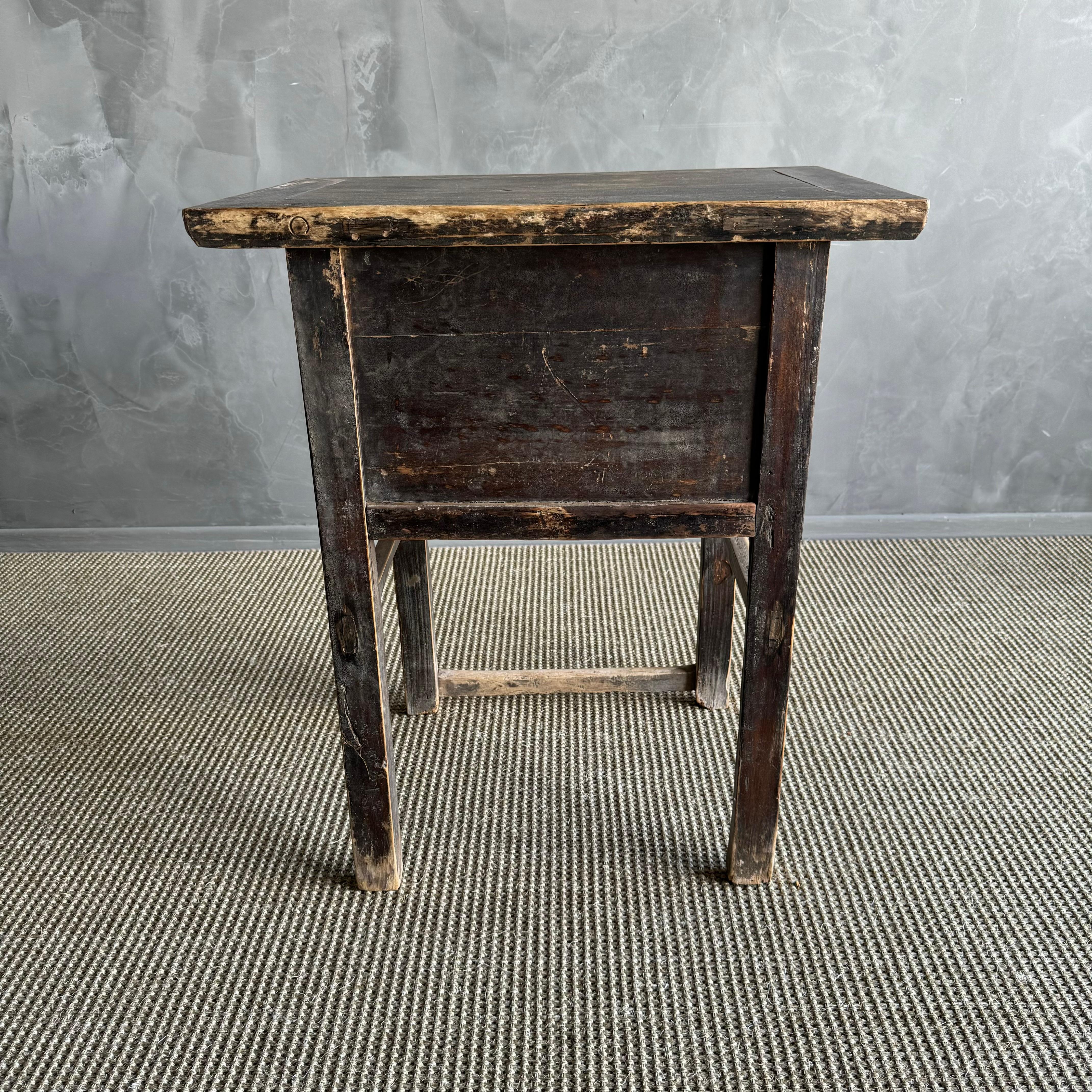 Vintage gemalt Ulme Wood Schublade Konsole im Angebot 3