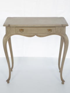 Vintage Painted Italian Tea Table with Single Drawer
