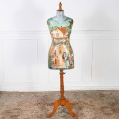 Vintage Painted Mannequin Dress Form
