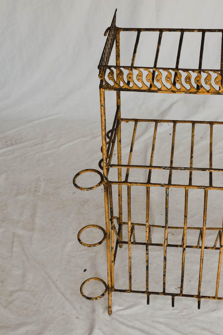 Vintage Painted Metal Kitchen Rack at 1stDibs
