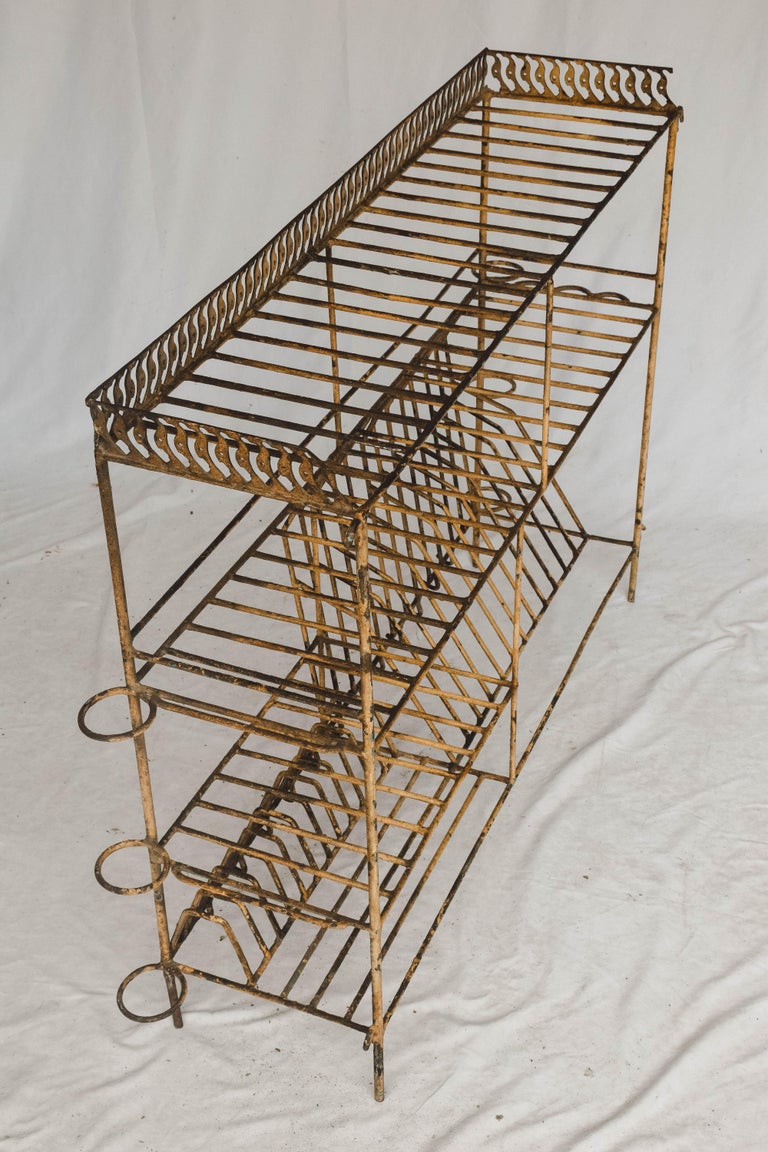 Vintage Painted Metal Kitchen Rack at 1stDibs
