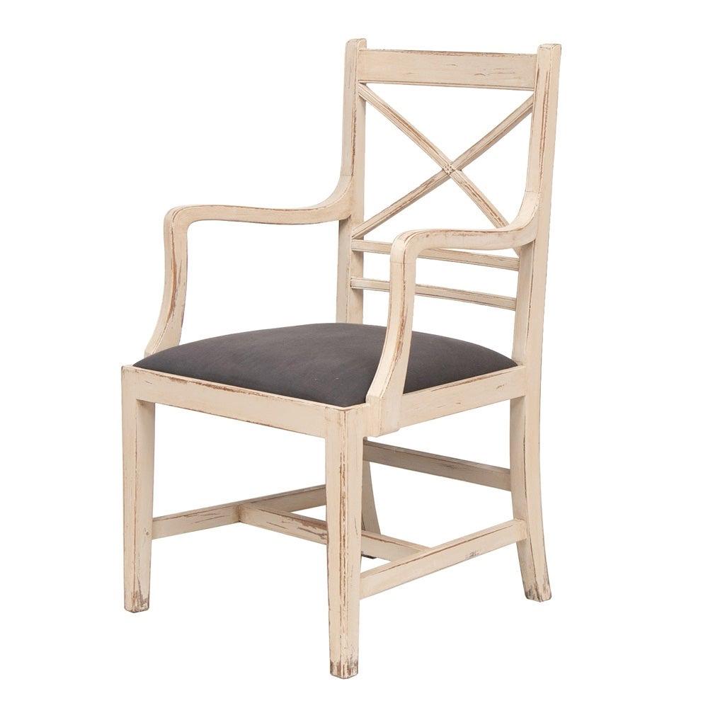 Vintage Painted Oak Carver Chair, c.1930 For Sale at 1stDibs