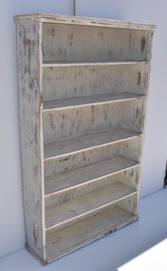 Vintage Painted Pine Pantry or Utility Shelves