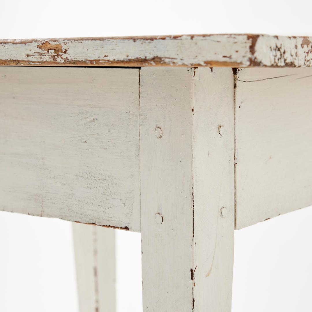 Table d'appoint vintage peinte en vente 4