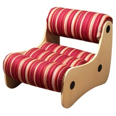 Vintage Painted Wood Chair from Sweden (1970s)