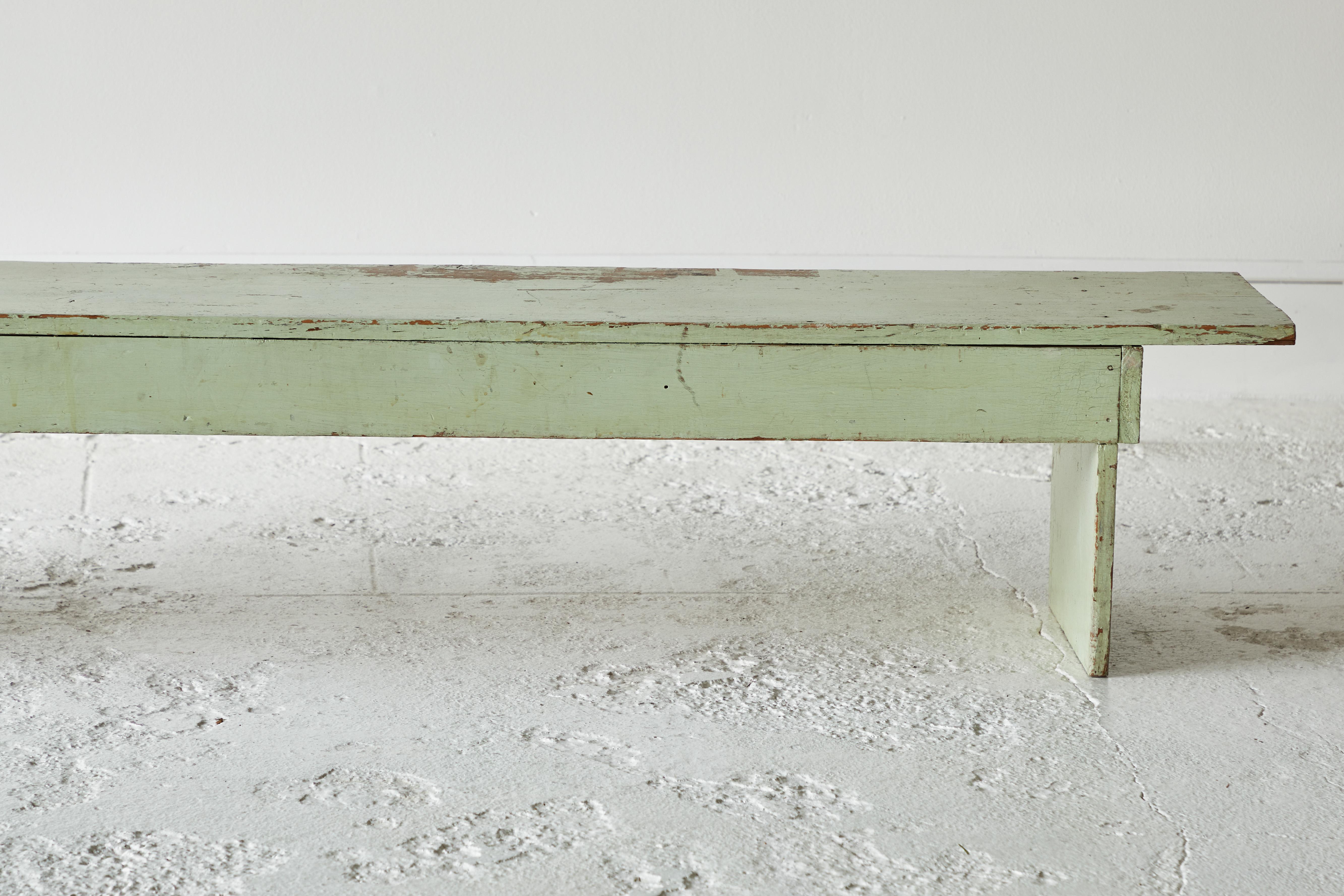 20th Century Vintage Painted Work Bench