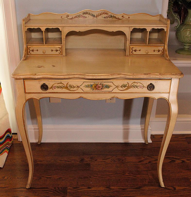 Vintage Painted Writing Desk 1