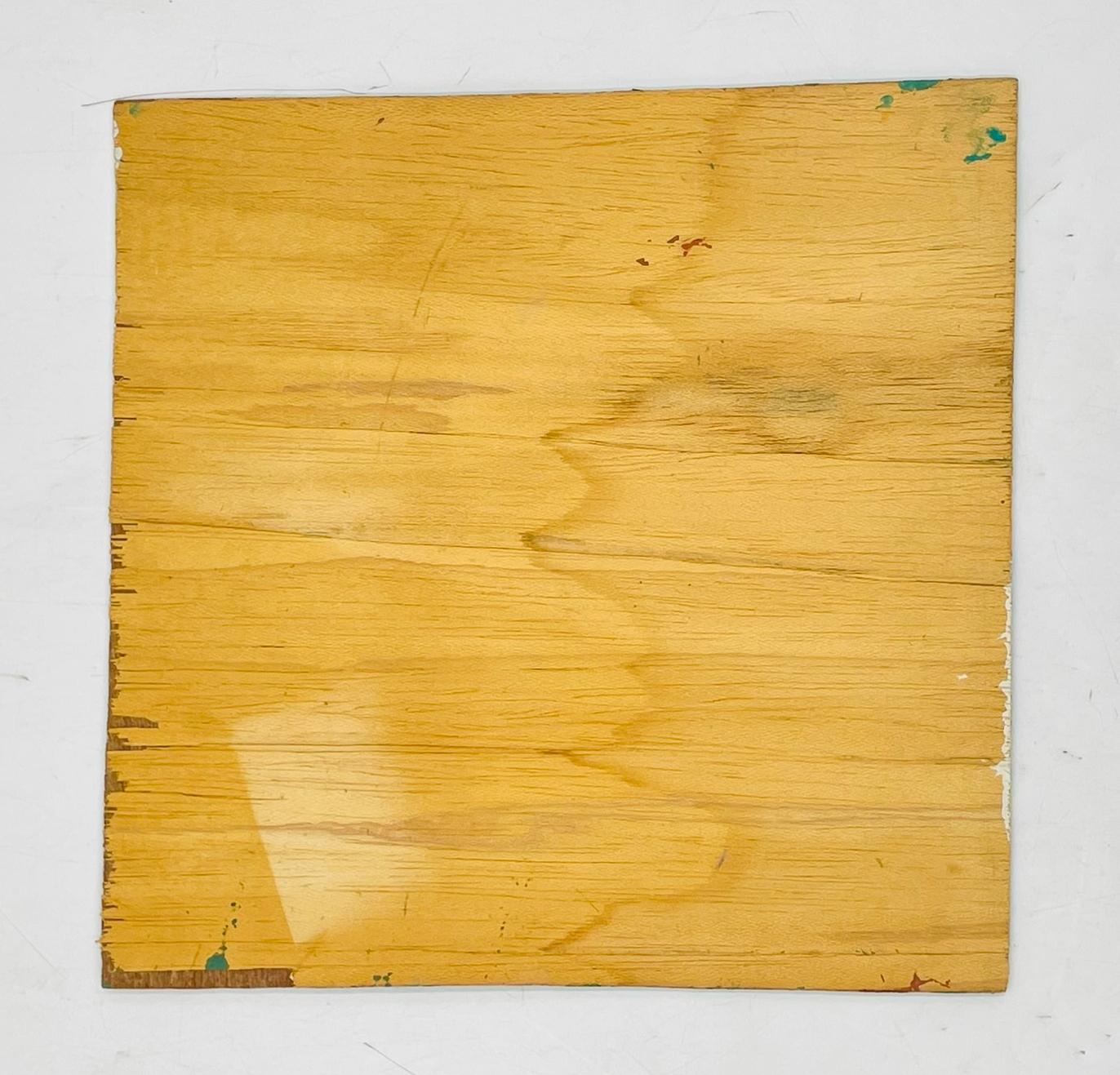 Peinture vintage de Black Joe Jackson (US 1922-1997) intitulée 