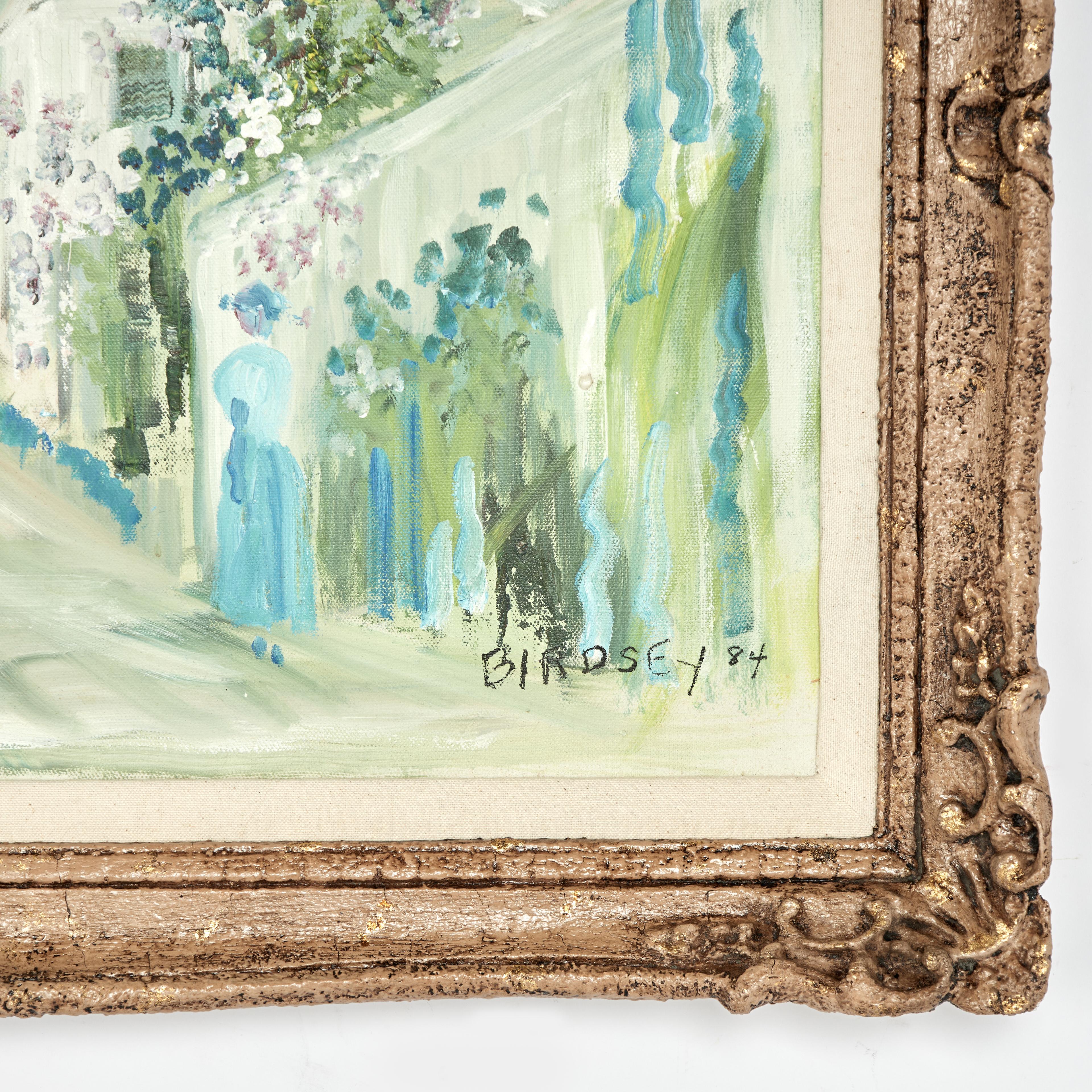 XX secolo Quadro d'epoca di una scena di strada delle Bermuda di Alfred Birdsey in vendita