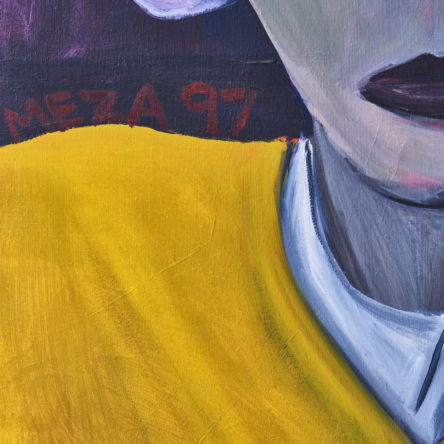 Vintage Painting Of A Sad Boy For Sale At 1stdibs