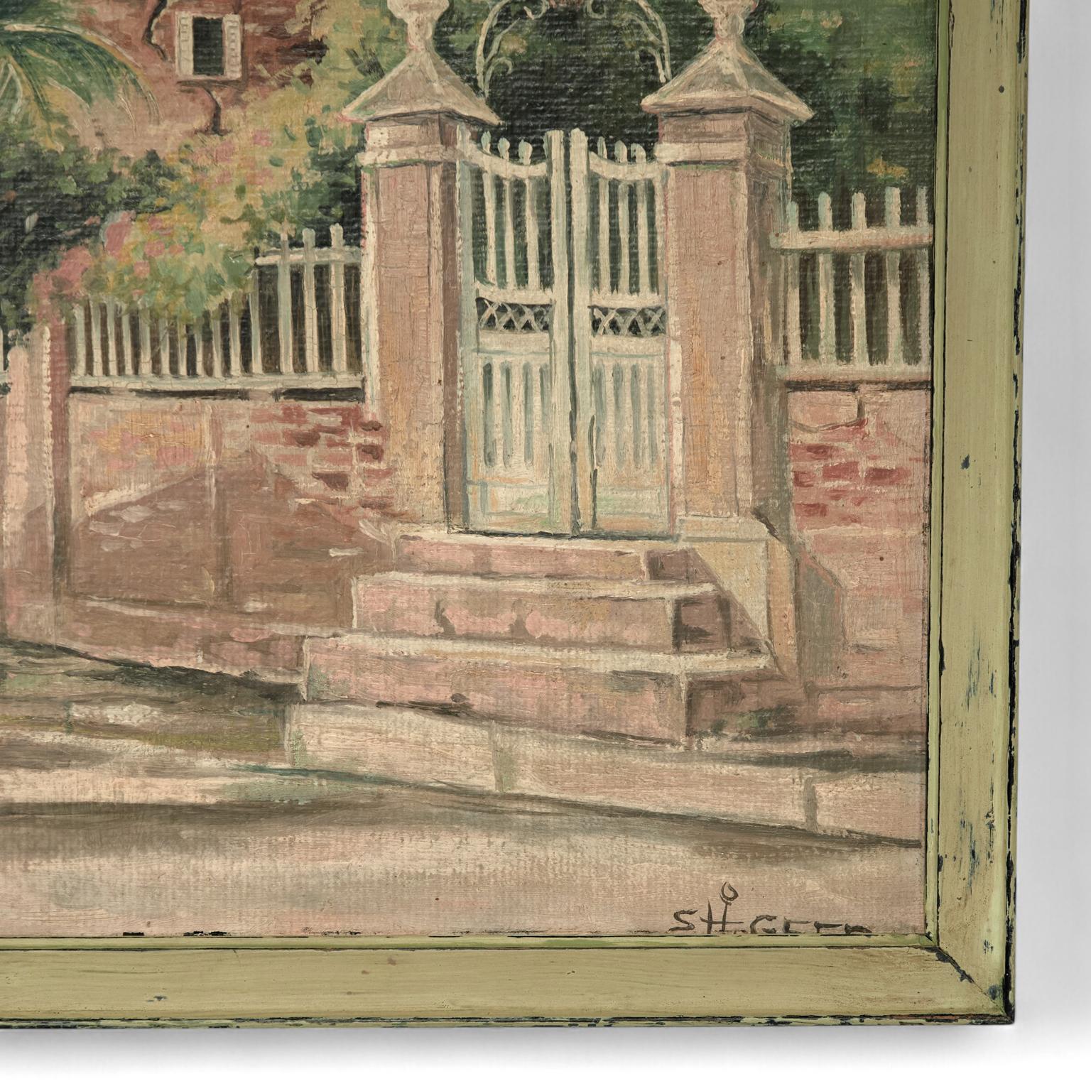 Quadro d'epoca di Duke Street Kingston Jamaica di H. H. Geer In condizioni buone in vendita a Palm Beach, FL