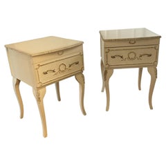 Used Pair Bedside tables or Nightstands French Antique Style