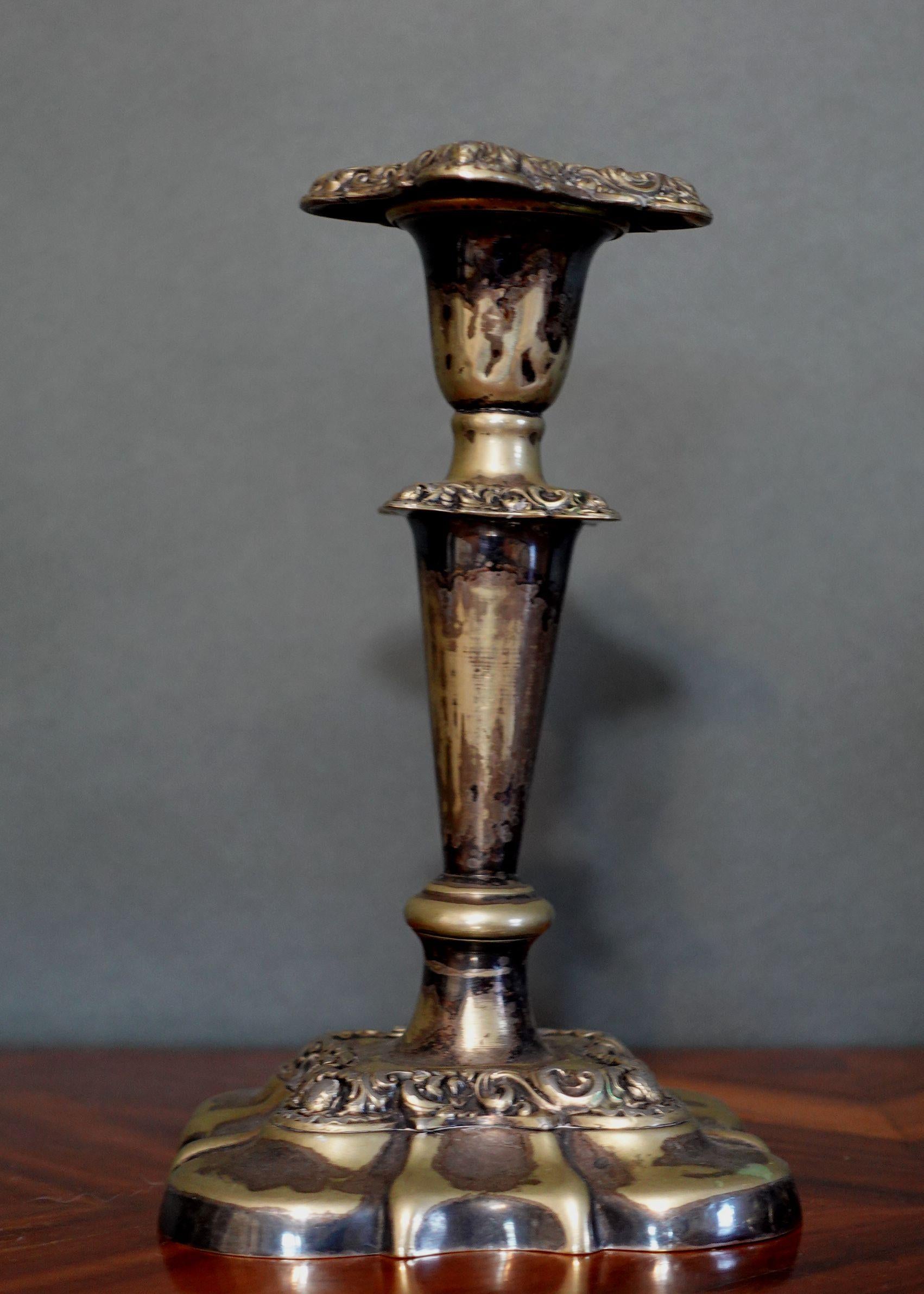 old candlestick holder