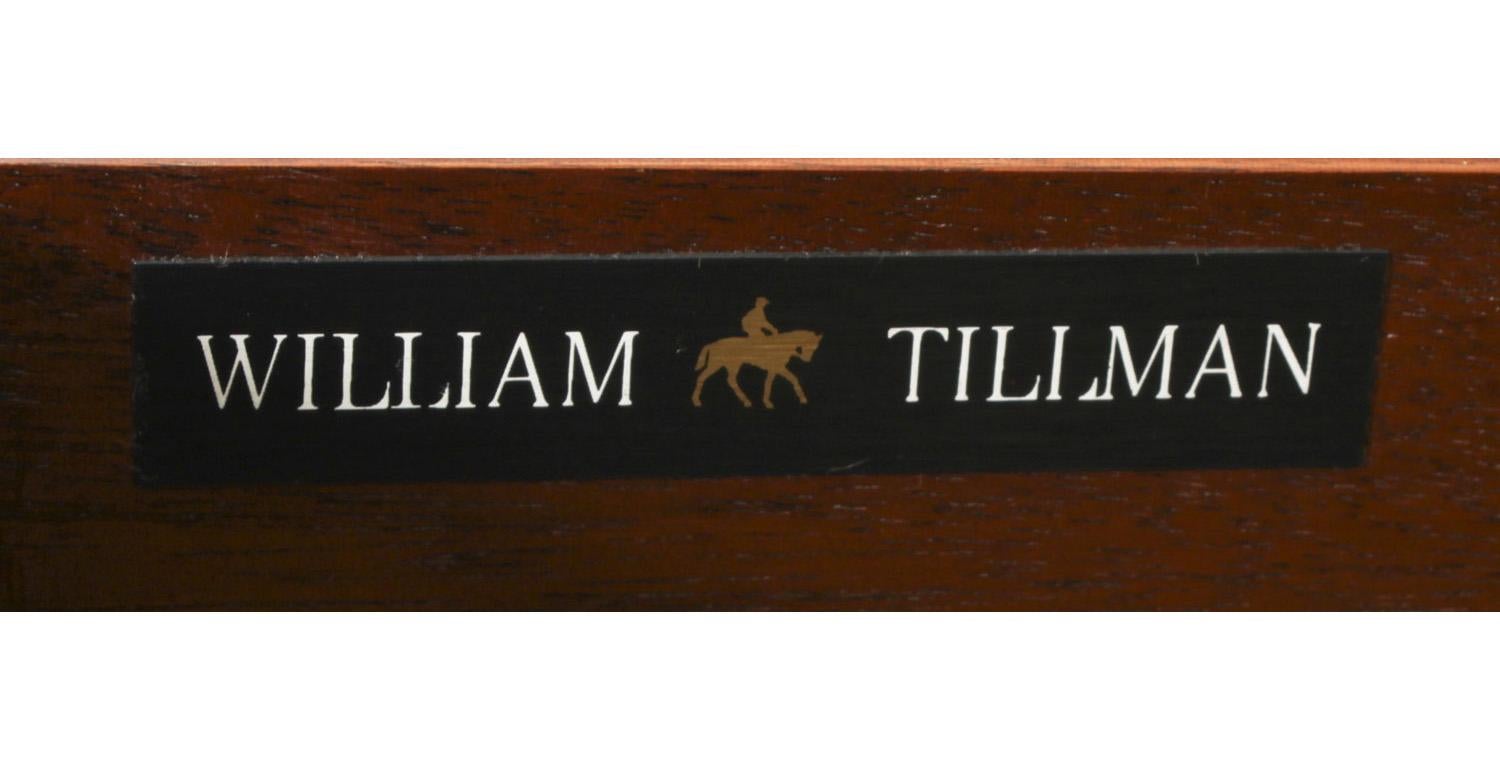 Vintage Pair Flame Mahogany Sideboards by William Tillman, 20th Century 13