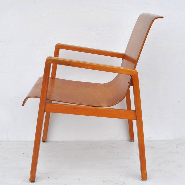 Vintage Pair of Hallway 403 Chairs by Alvar Aalto For Sale at 1stDibs hallway chairs for sale