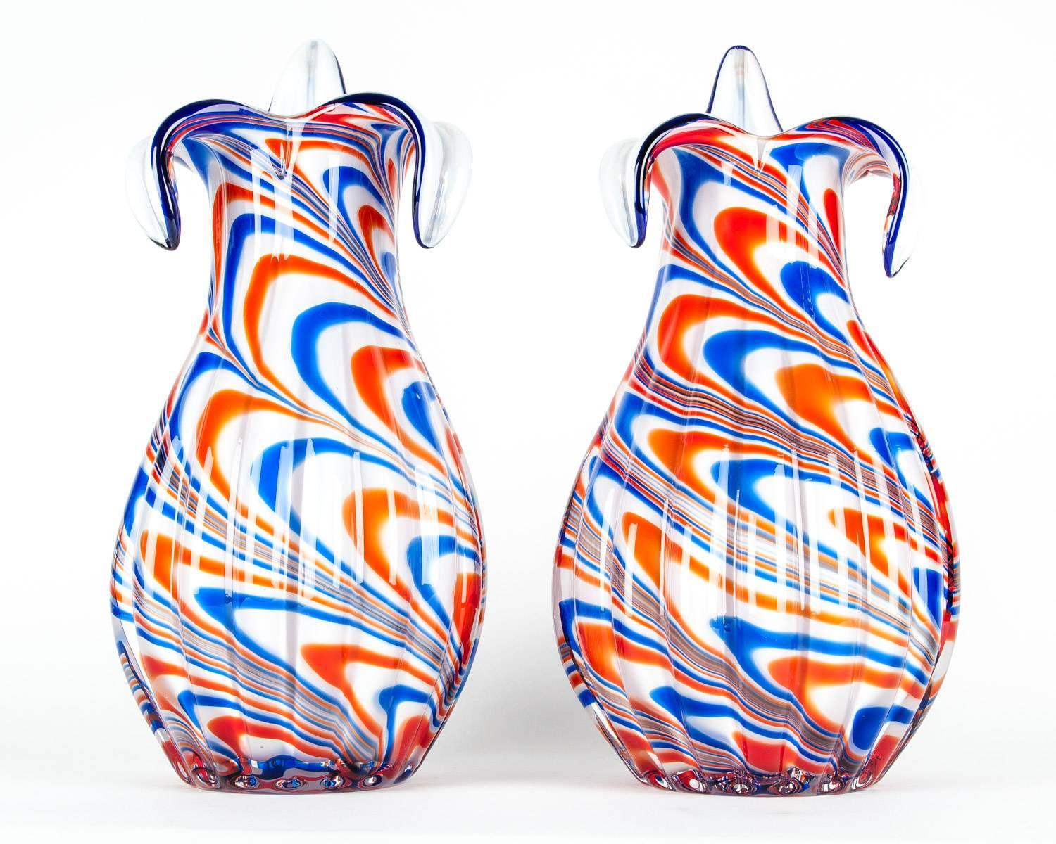 Vintage Pair of Italian Decorative Vases or Pieces 1