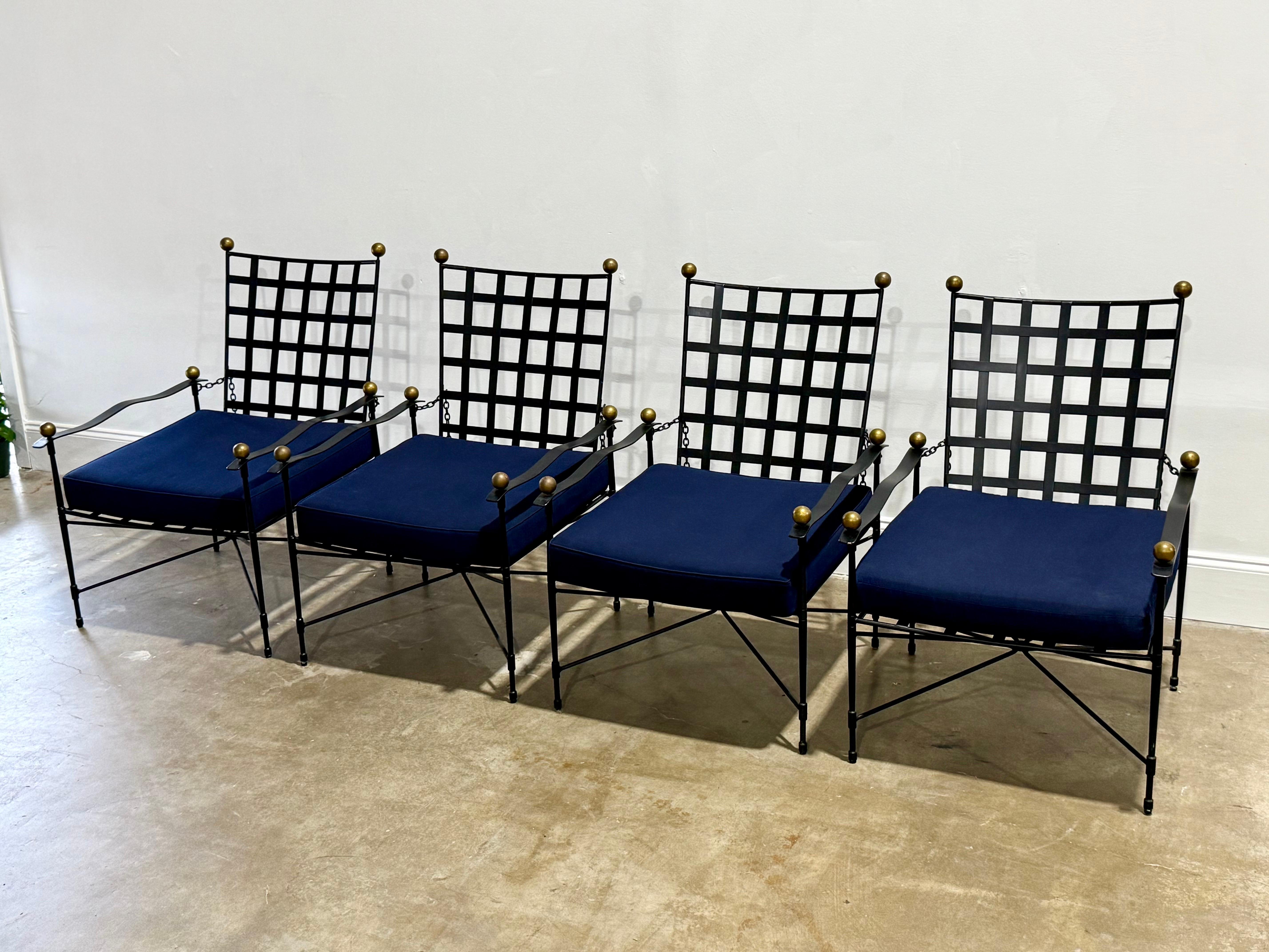 Vintage PAIR Janus et Cie Amalfi Lounge Chairs - after Mario Papperzini For Sale 4