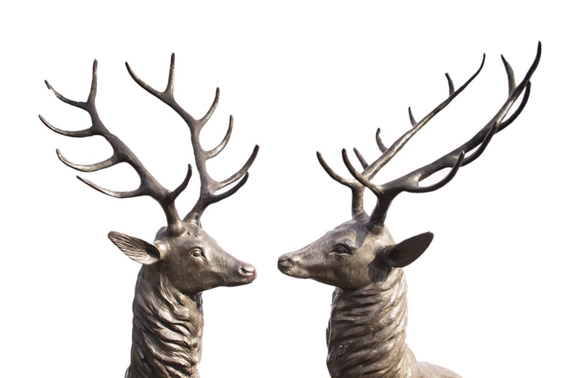 life size deer statue