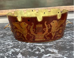 Paire de Toleware Monteith
Cache pot peint à la main
Planteur