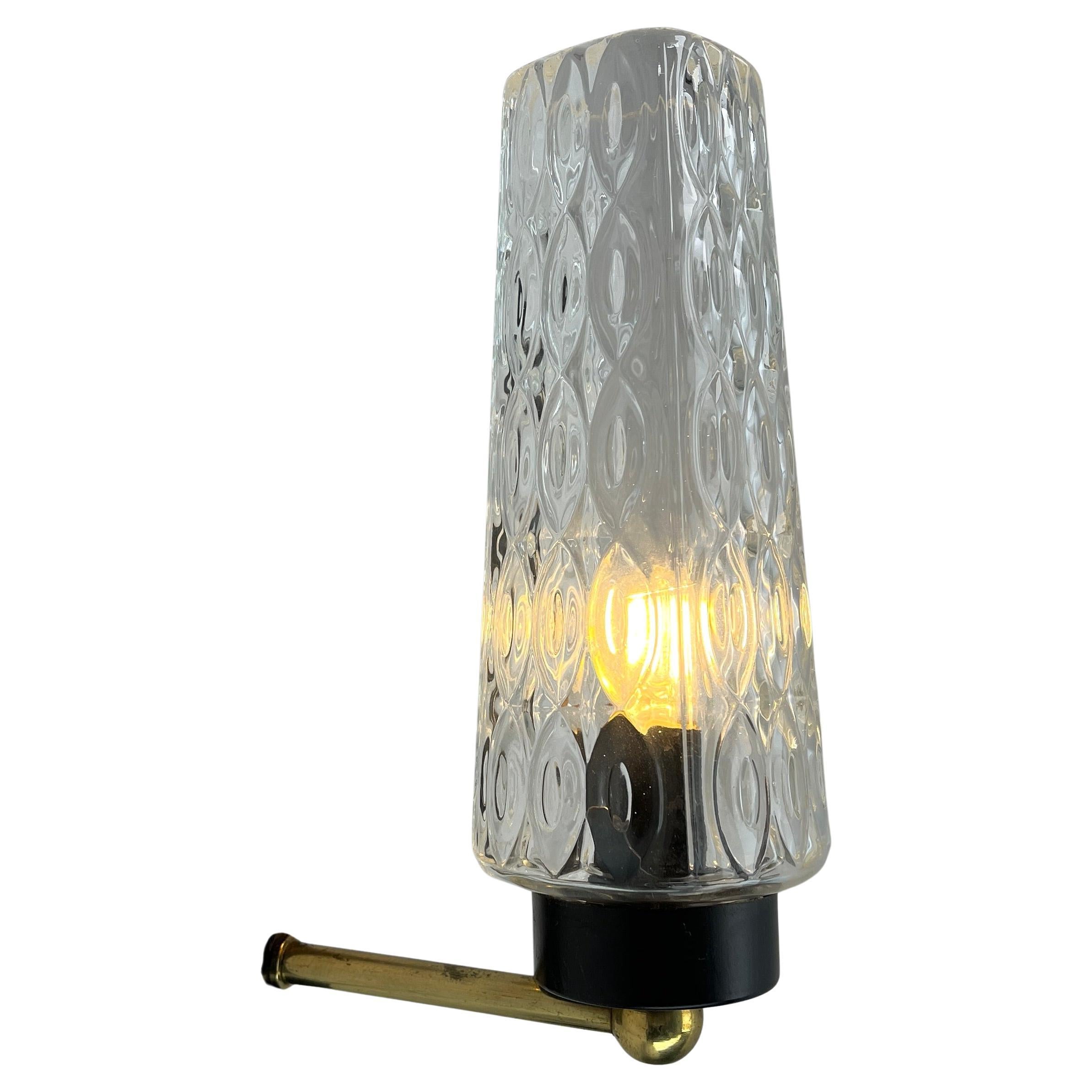 Mid-20th Century Vintage Pair of 1 Arm Wall Mount Lamps in the Style of Stilnovo, Italian, 1960s For Sale