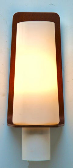Paire de lampes murales vintage 2 bras dans le style de Stilnovo, Italie, annes 1960
