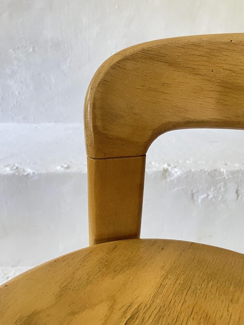 Vintage Pair of 2 Bar Stools by Bruno Rey for Kusch+Co. 1970s For Sale 9