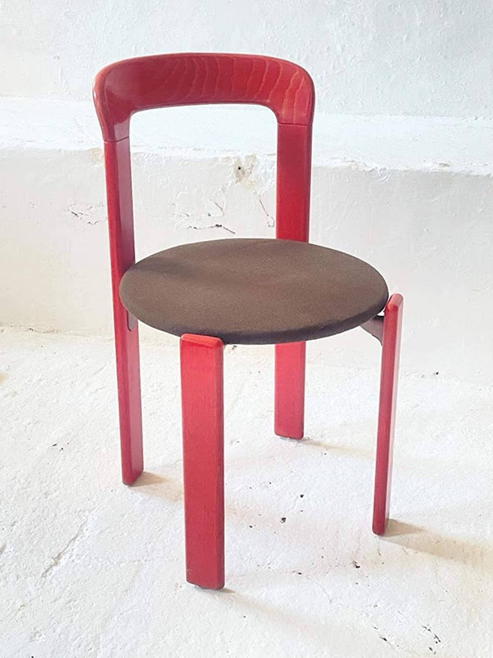Vintage Pair of 2 Stuhl von Bruno Rey für Kusch+Co. 1970er Jahre im Angebot 1