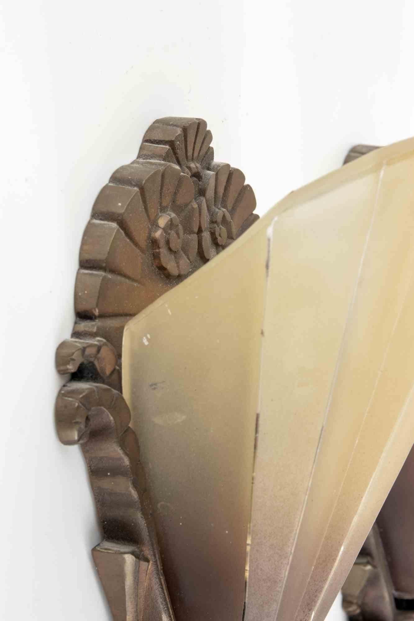 Vintage Pair of American Art Deco Sconces, 1930s For Sale 1