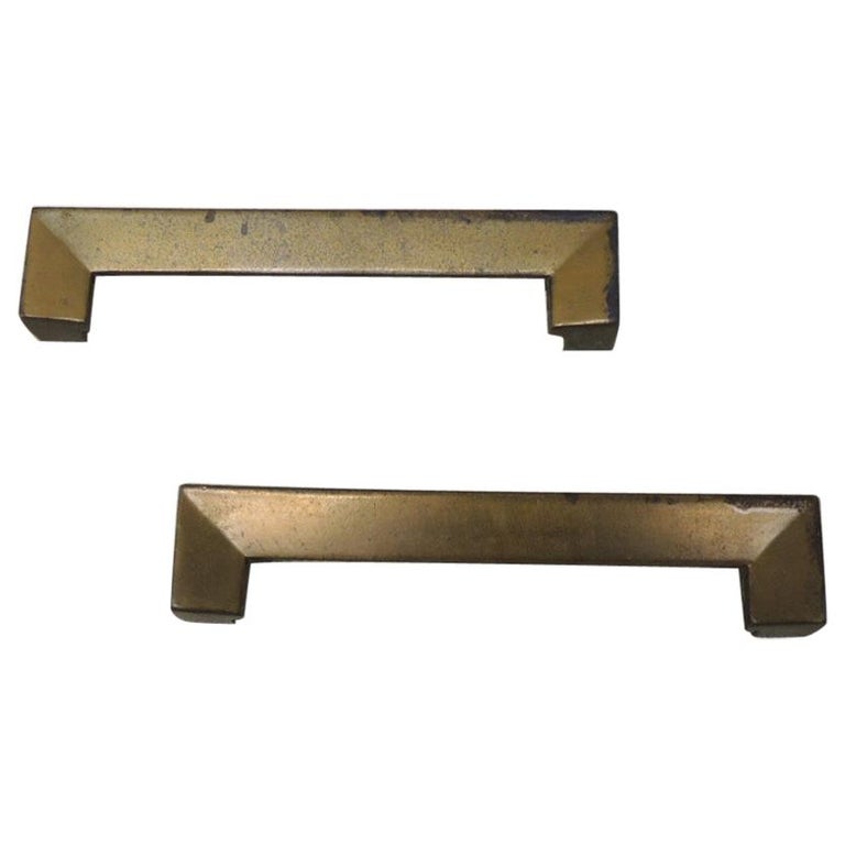 Vintage Pair of Art Deco Pulls For Sale at 1stDibs vintage