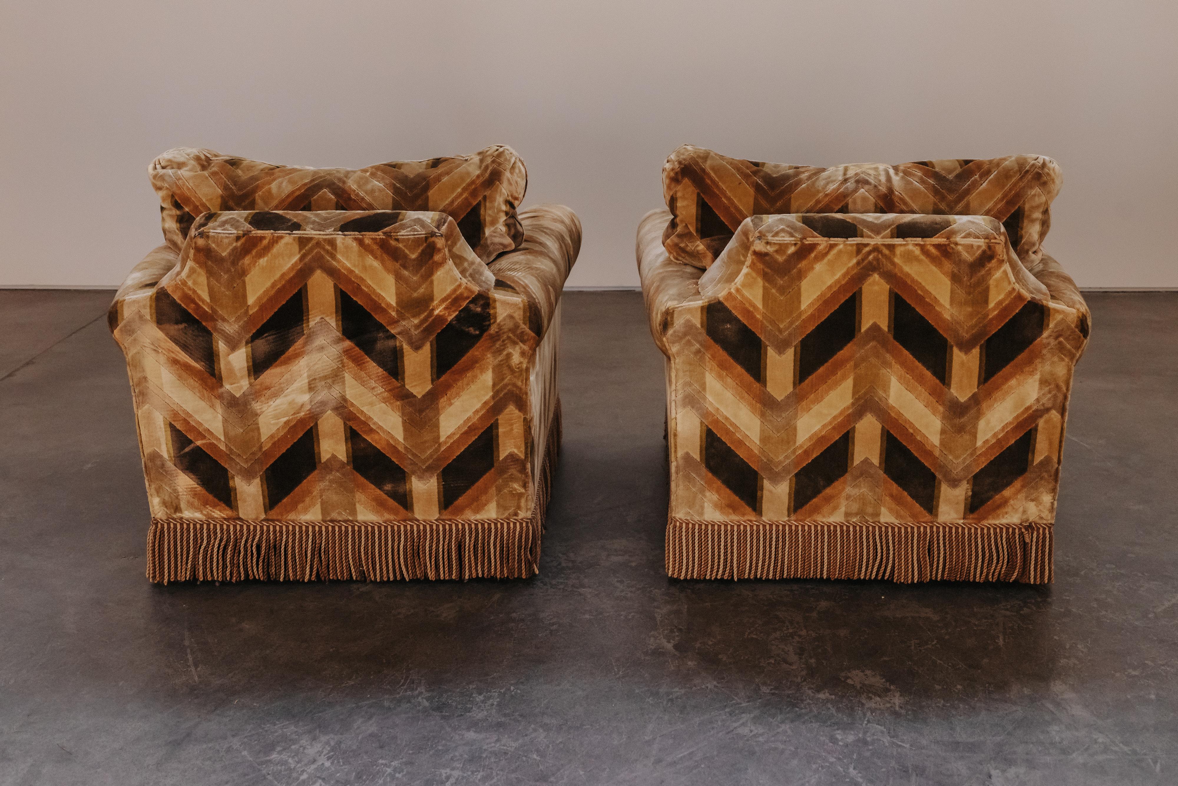 Vintage Pair of Art Deco Lounge Chairs From France, Circa 1960 en vente 5