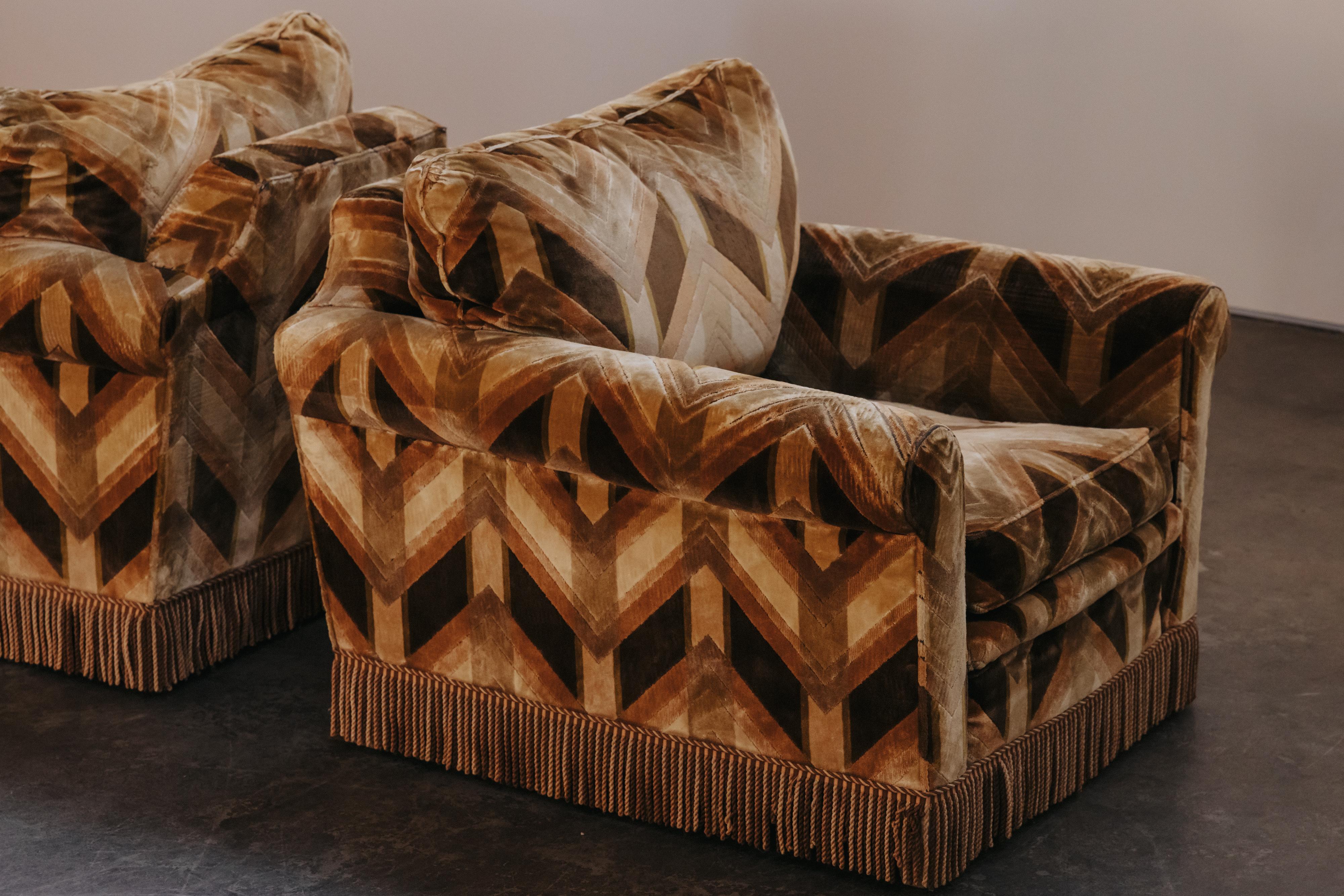Vintage Pair of Art Deco Lounge Chairs From France, Circa 1960 en vente 3