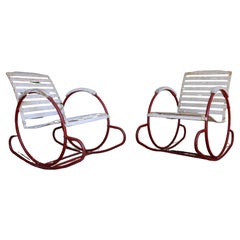 Vintage Paire de fauteuils à bascule Art of Vintage, 1930s