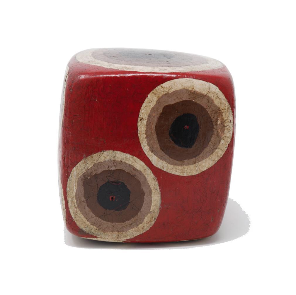 Hand-Painted Vintage Pair of Balinese Dice