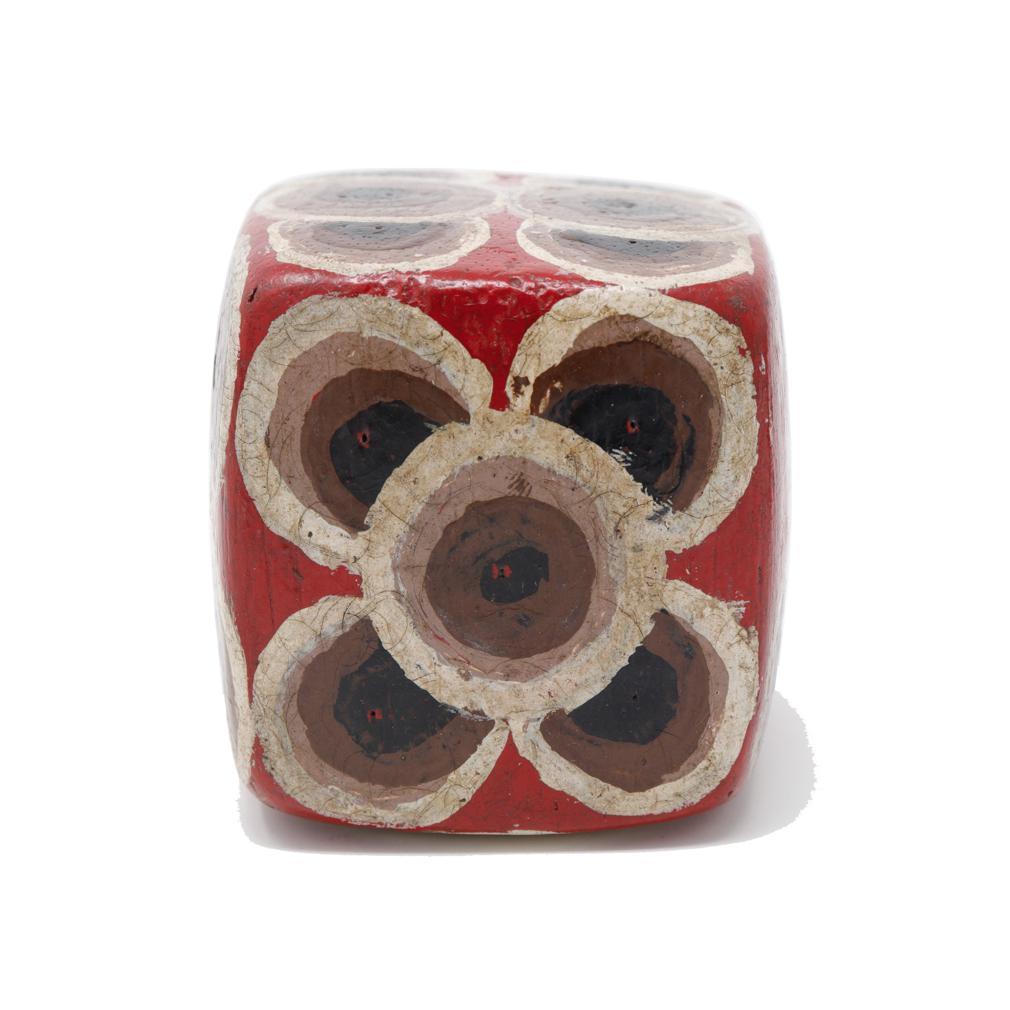 Wood Vintage Pair of Balinese Dice