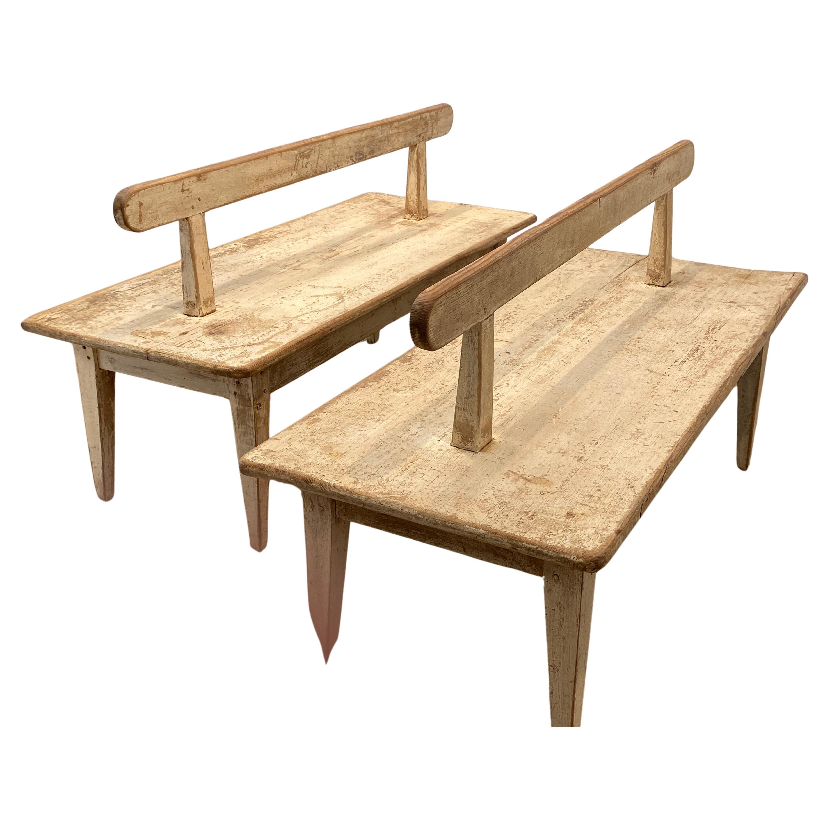 Vintage pair of Benches
